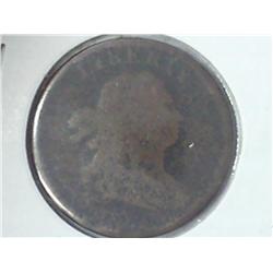 1800-08 DRAPED BUST US HALF CENT TYPE COIN