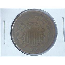 1866 TWO CENT PIECE (GOOD)