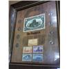 Image 1 : THE PIONEERS (FRAMED) 8 MERC. DIMES & STAMPS