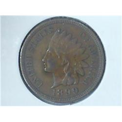 1899 INDIAN HEAD CENT (EF+)