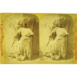 Coconino County,AZ - 1871-1879 - Arizona Indian Woman of Kaibab Plateau Stereoview :  