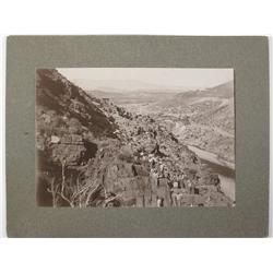 Newtown,AZ - Gila County - c1907 - Roosevelt Dam Construction Photograph *Territorial* :  
