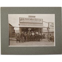 Newtown,AZ - Gila County - c1907 - Store Front Photograph *Territorial* :  
