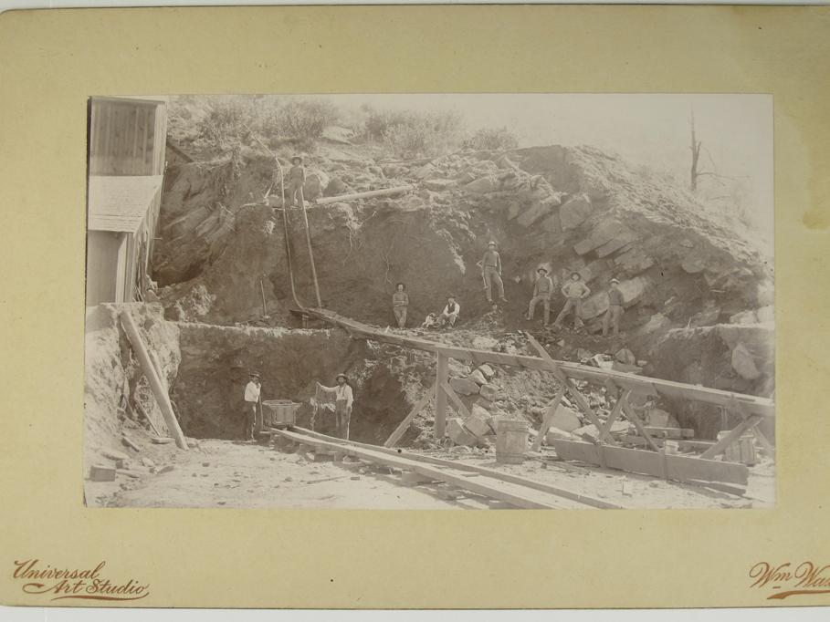 Columbia,CA Tuolumne County c1901 Densmore Mine Photograph