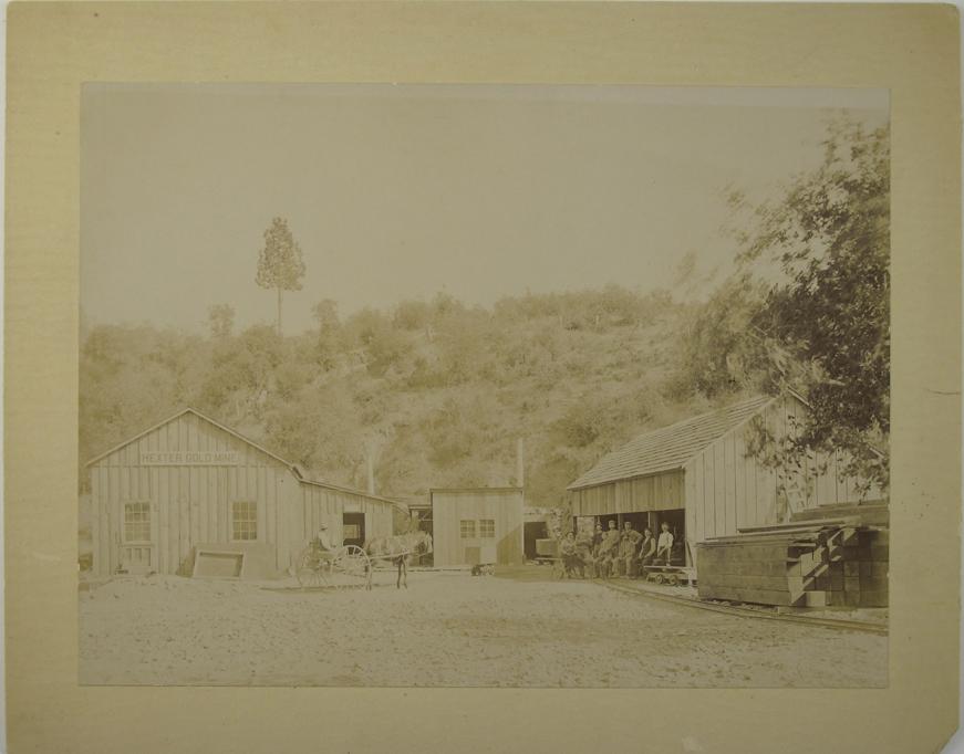 Mokelumne Hill,CA Calaveras County c1865 Hexter Gold Mine