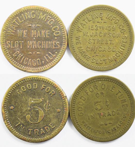 San Francisco,CA - Slot Machine Token Collection: Watling Manufacturing ...
