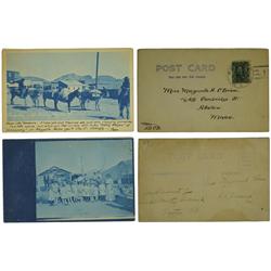 Rhyolite,NV - Nye County - c1908 - Rare RPC Pair :  