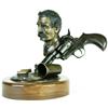 Image 1 : Bronze sculpture of "Doc" on walnut base.