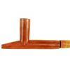 Image 2 : Catlinite T shaped pipe bowl with turned stem