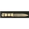 Image 2 : Beautiful hand made spear point Bowie with sheath