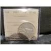 Image 2 : 1929 Silver 5 cents Newfoundland ICCS EF45