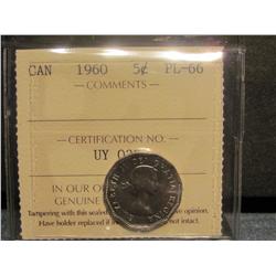 1960 5 cents ICCS PL66