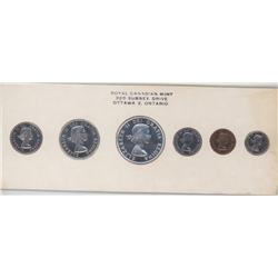 1960 PL set Silver coins (1$, 10-25-50 cents)