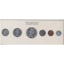 1960 PL set Silver coins (1$, 10-25-50 cents)