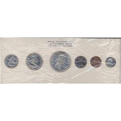1960 PL set Silver coins (1$, 10-25-50 cents)