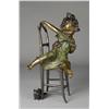 Image 1 : Franz Iffland Bronze of Girl Playing with Cats