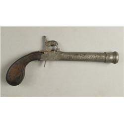 1850 European Cannon Shape Pistol