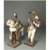 Image 1 : (2) Large Paper Mache Mexican Dolls