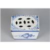 Image 2 : Chinese Qing Blue and White Porcelain Flower Brick