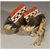Image 1 : Fine Pair of Inuit or Eskimo Leather & Cloth Boots