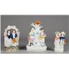 Image 1 : (3) Late 19th C. Staffordshire Porcelain Figurines