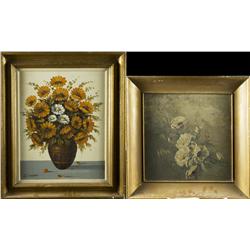 (2) Oil Paintings of Still Life's