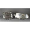 Image 1 : (2) Antique Silver Plated Serving Trays
