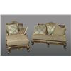 Image 1 : Oversized Loveseat, Chair and Ottoman