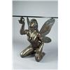 Image 2 : Exceptional Bronze and Glass Occasional Table