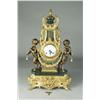 Image 1 : Bronze Cherub And Lyre Form  Mantle Clock