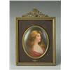 Image 1 : Style of Henner, Miniature Oil on Porcelain