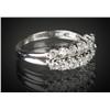 Image 2 : Ladies 14K White Gold and Diamond Ring