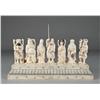 Image 1 : (7) Chinese Carved Ivory Imortals On Ivory Stand