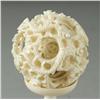 Image 4 : Fine Carved Ivory Puzzle Ball On Stand