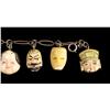 Image 3 : Chinese Qing Carved Ivory Face Bracelet