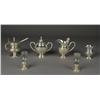 Image 1 : ( 7 ) Pieces Sterling And Silver Plate