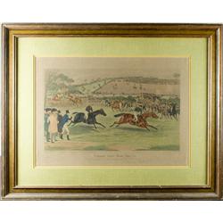Exceptional Antique Hand Colored Lithograph