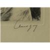 Image 2 : Very Fine Etching Signed Illegibly