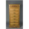 Image 1 : Very Fine Carved Oak Tall Chest of Drawers