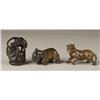 Image 1 : ( 3 ) Finely Carved Japanese Boxwood Netsuke's