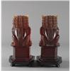 Image 2 : Pair of Chinese Carved Foo Lions