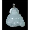 Very Fine Carved Jade Buddha Pendant