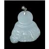 Image 2 : Very Fine Carved Jade Buddha Pendant
