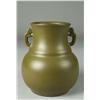 Image 1 : Chinese Tea Dust Two-Handled Vase