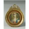 Image 1 : 19th C. Miniature German Oil Painting on Ivory 