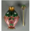 Image 2 : Chinese Enamel Double Fish Snuff Bottle