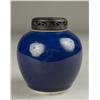 Image 1 : Fine Chinese Monochrome Blue Covered Jarlet