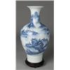 Image 1 : Chinese Ming Style Blue & White Porcelain Vase
