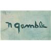 Image 2 : N. Gamble Oil Painting On Canvas
