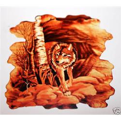 "THE WOLF"  -   WOOD CARVING  -  QUALITY